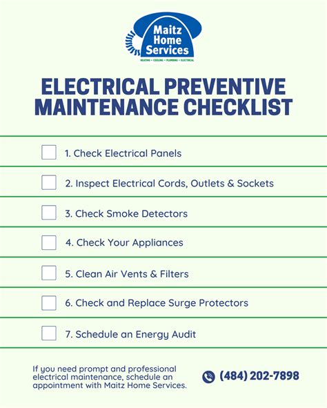 switch cleaning and maintenance checklist